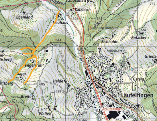 Karte Höllbach